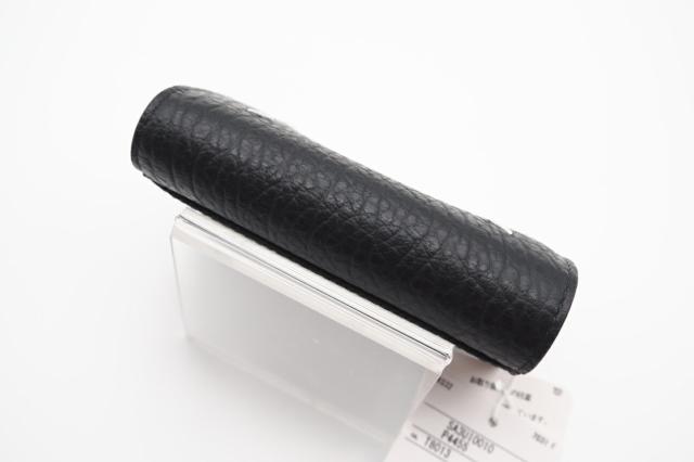 ★3日以内返品可★ 極美品 MAISON MARGIELA メゾンマルジェラ グレインレザー スリーフォールドウォレット SA3UI0010 三つ折り財布 ブラック レザー グレインレザー レディース_4