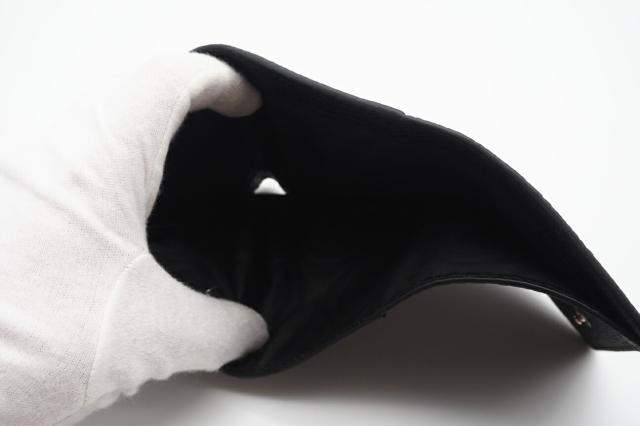 ★3日以内返品可★ 極美品 MAISON MARGIELA メゾンマルジェラ グレインレザー スリーフォールドウォレット SA3UI0010 三つ折り財布 ブラック レザー グレインレザー レディース_9