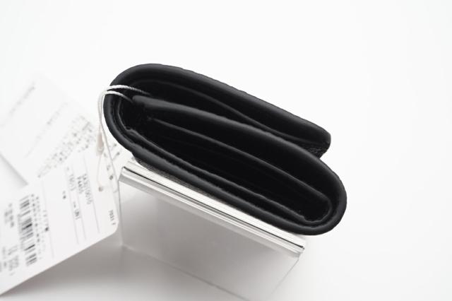 ★3日以内返品可★ 極美品 MAISON MARGIELA メゾンマルジェラ グレインレザー スリーフォールドウォレット SA3UI0010 三つ折り財布 ブラック レザー グレインレザー レディース_6