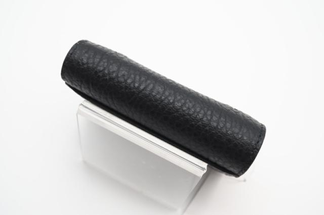 ★3日以内返品可★ 極美品 MAISON MARGIELA メゾンマルジェラ グレインレザー スリーフォールドウォレット SA3UI0010 三つ折り財布 ブラック レザー グレインレザー レディース_4