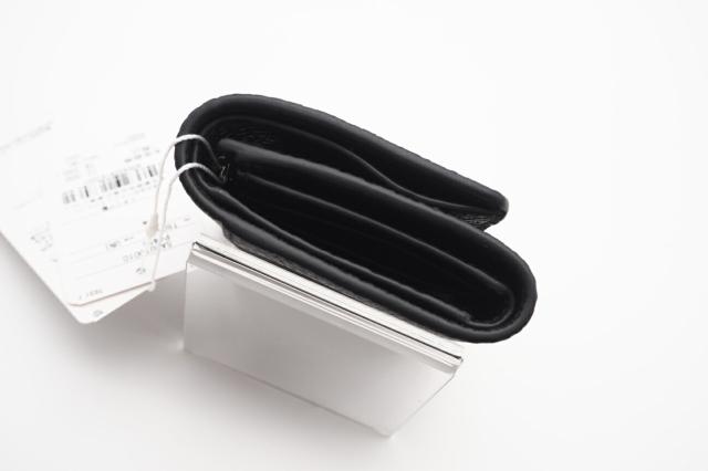 ★3日以内返品可★ 極美品 MAISON MARGIELA メゾンマルジェラ グレインレザー スリーフォールドウォレット SA3UI0010 三つ折り財布 ブラック レザー グレインレザー レディース_6