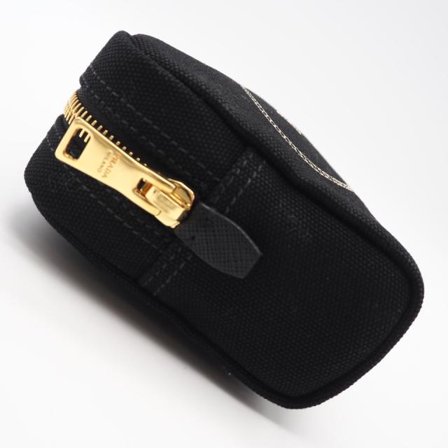 ★3日以内返品可★ 極美品 PRADA プラダ キャンバス カナパロゴ ポーチ NERO 1NA021 ポーチ ブラック・ホワイト キャンバス レディース_5