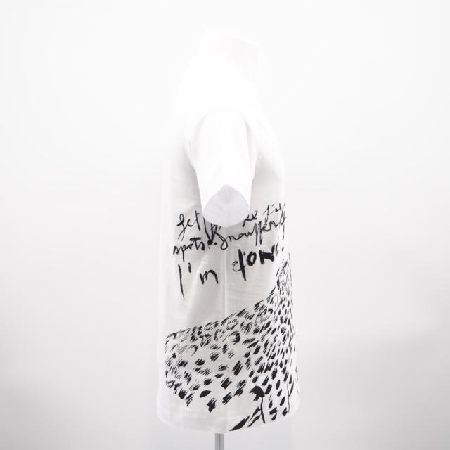 ★3日以内返品可★ 極美品 Dior ディオール コットン ディオール×レイモンド ペティボン プリントTシャツ XS XS 943J662A0533 半袖シャツ ホワイト ブラック コットン メンズ_4