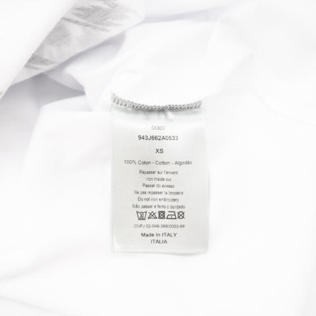 ★3日以内返品可★ 極美品 Dior ディオール コットン ディオール×レイモンド ペティボン プリントTシャツ XS XS 943J662A0533 半袖シャツ ホワイト ブラック コットン メンズ_8