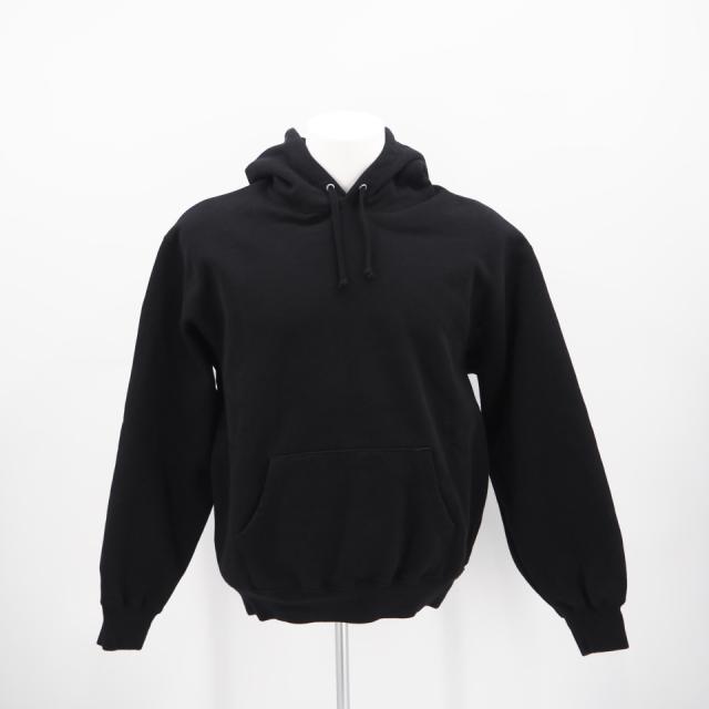 ★3日以内返品可★ 美品 Supreme シュプリーム コットン Satin Applique Hooded Sweatshirt パーカー プルオーバー フーディ ブラック 170/92A S S - パーカー ブラック ポリエステル レディース