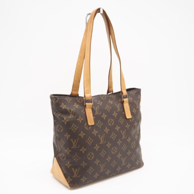 ★3日以内返品可★ LOUIS VUITTON ルイ・ヴィトン モノグラム カバピアノ M51148 ハンドバッグ ブラウン コーティングキャンバス レザー レディース