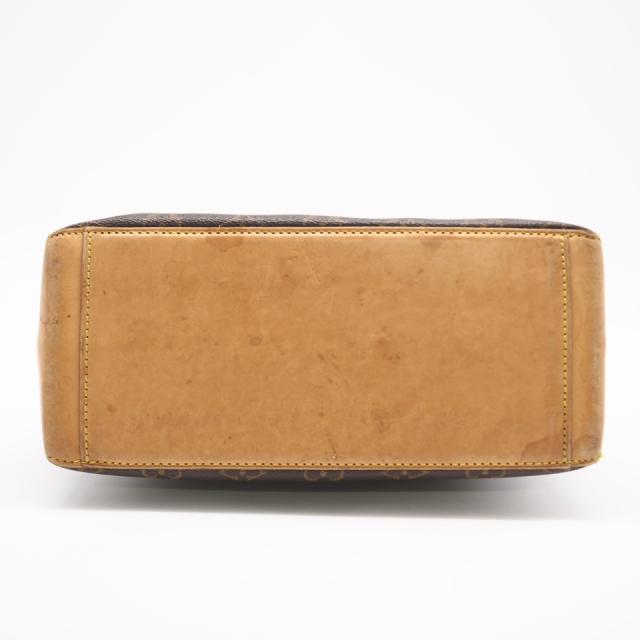 ★3日以内返品可★ LOUIS VUITTON ルイ・ヴィトン モノグラム カバピアノ M51148 ハンドバッグ ブラウン コーティングキャンバス レザー レディース