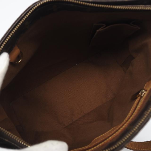 ★3日以内返品可★ LOUIS VUITTON ルイ・ヴィトン モノグラム カバピアノ M51148 ハンドバッグ ブラウン コーティングキャンバス レザー レディース