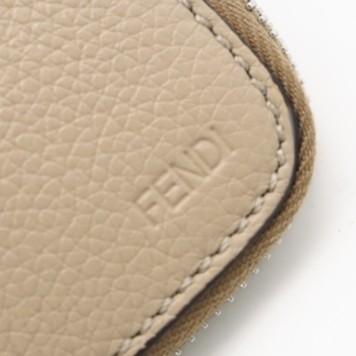 ★3日以内返品可★ 美品 FENDI フェンディ フェンディロゴ レザー クラッチバッグ 7N0167 クラッチバッグ ベージュ レザー メンズ_8