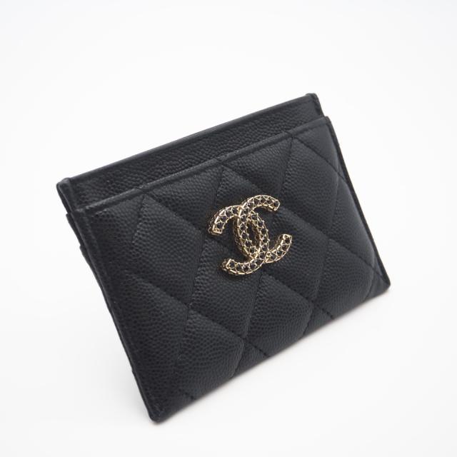 ☆3日以内返品可☆ 美品 CHANEL シャネル キャビアスキン レザー 