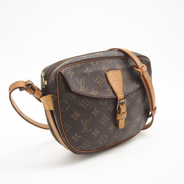 ★3日以内返品可★ LOUIS VUITTON ルイ・ヴィトン モノグラム ジュヌフィーユ25 M51226 ショルダーバッグ ブラウン コーティングキャンバス レディース