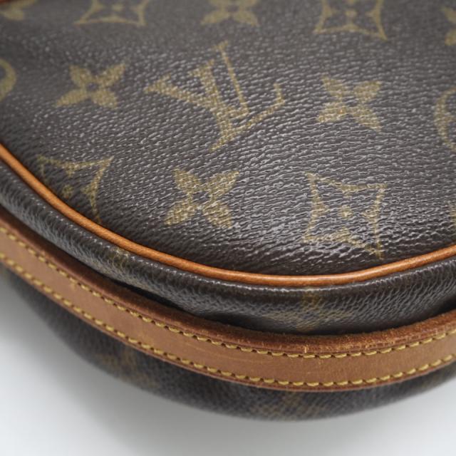 ★3日以内返品可★ LOUIS VUITTON ルイ・ヴィトン モノグラム ジュヌフィーユ25 M51226 ショルダーバッグ ブラウン コーティングキャンバス レディース_9