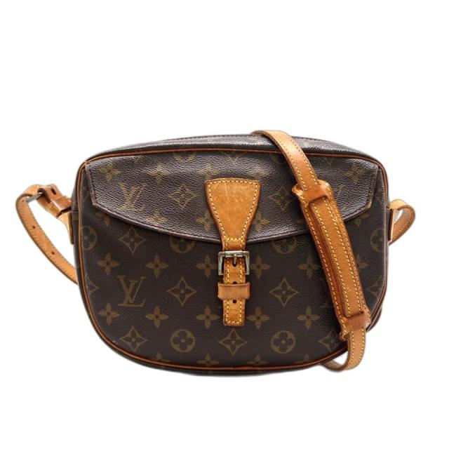 ★3日以内返品可★ LOUIS VUITTON ルイ・ヴィトン モノグラム ジュヌフィーユ25 M51226 ショルダーバッグ ブラウン コーティングキャンバス レディース_1