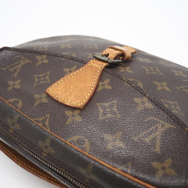 ★3日以内返品可★ LOUIS VUITTON ルイ・ヴィトン モノグラム ジュヌフィーユ25 M51226 ショルダーバッグ ブラウン コーティングキャンバス レディース_3