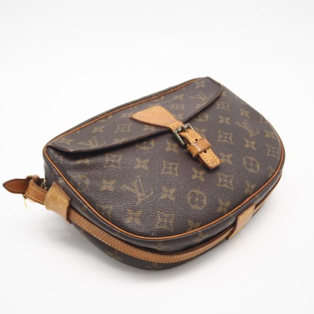 ★3日以内返品可★ LOUIS VUITTON ルイ・ヴィトン モノグラム ジュヌフィーユ25 M51226 ショルダーバッグ ブラウン コーティングキャンバス レディース_4