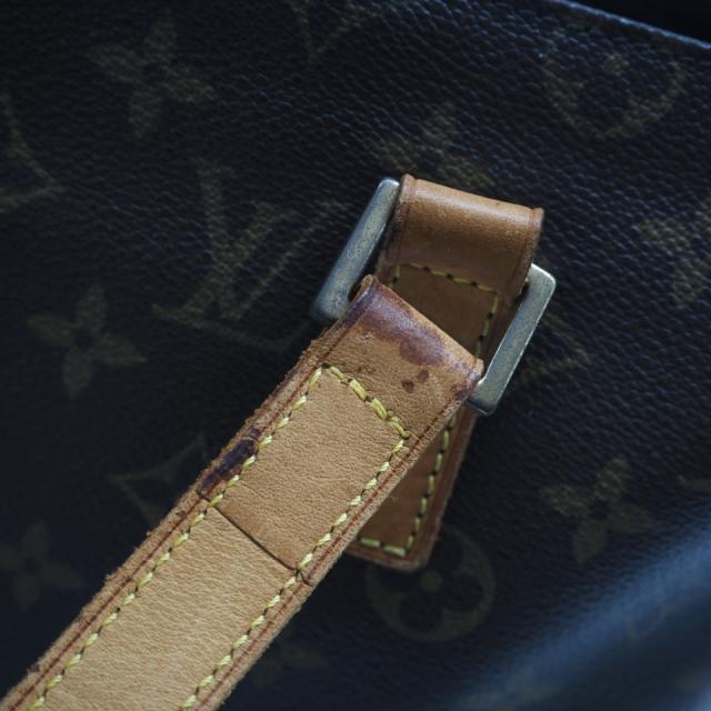 ★3日以内返品可★ LOUIS VUITTON ルイ・ヴィトン モノグラム カバピアノ M51148 ハンドバッグ ブラウン コーティングキャンバス レザー レディース