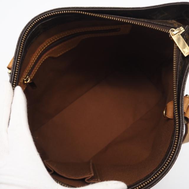 ★3日以内返品可★ LOUIS VUITTON ルイ・ヴィトン モノグラム カバピアノ M51148 ハンドバッグ ブラウン コーティングキャンバス レザー レディース