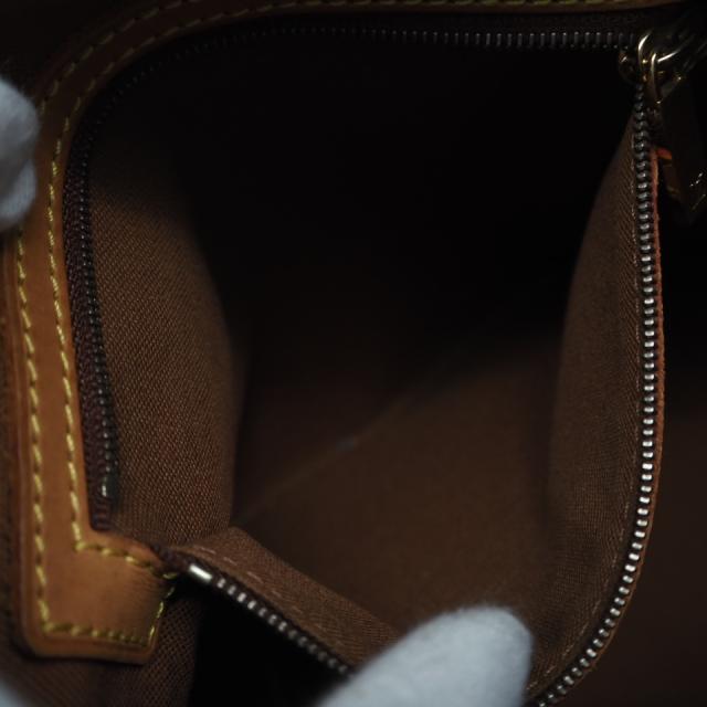★3日以内返品可★ LOUIS VUITTON ルイ・ヴィトン モノグラム カバピアノ M51148 ハンドバッグ ブラウン コーティングキャンバス レザー レディース