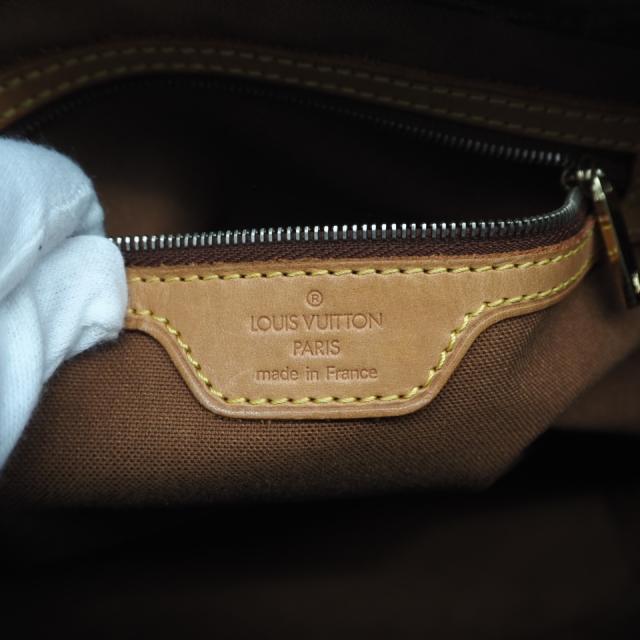 ★3日以内返品可★ LOUIS VUITTON ルイ・ヴィトン モノグラム カバピアノ M51148 ハンドバッグ ブラウン コーティングキャンバス レザー レディース