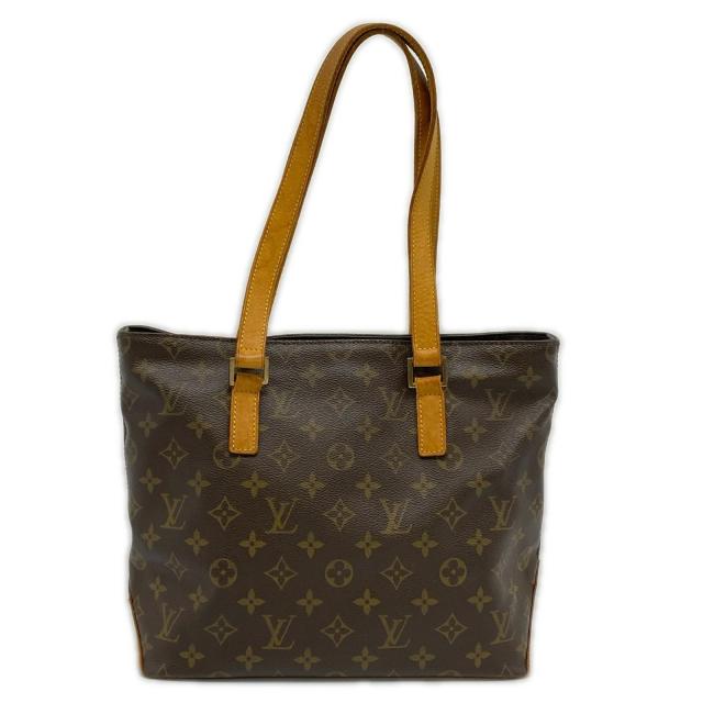 ★3日以内返品可★ LOUIS VUITTON ルイ・ヴィトン モノグラム カバピアノ M51148 ハンドバッグ ブラウン コーティングキャンバス レザー レディース