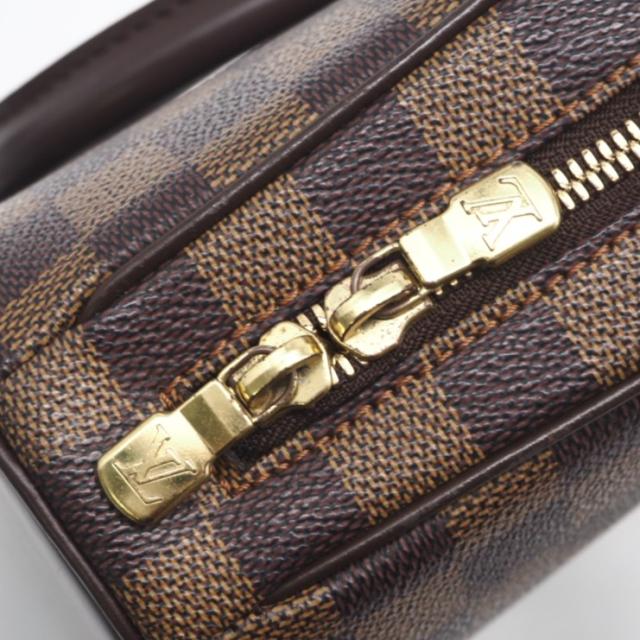 ★3日以内返品可★ LOUIS VUITTON ルイ・ヴィトン ダミエ サリアミニ N51286 ハンドバッグ ブラウン コーティングキャンバス レザー レディース_10
