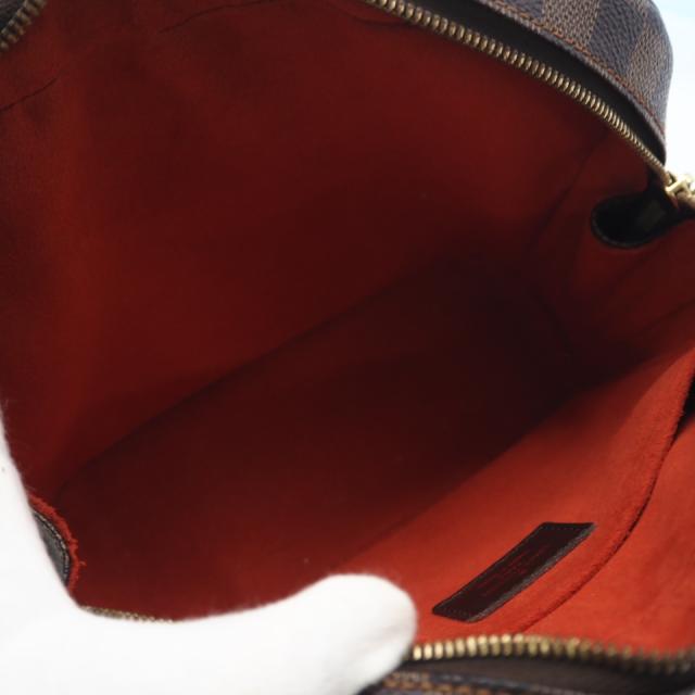 ★3日以内返品可★ LOUIS VUITTON ルイ・ヴィトン ダミエ サリアミニ N51286 ハンドバッグ ブラウン コーティングキャンバス レザー レディース_11