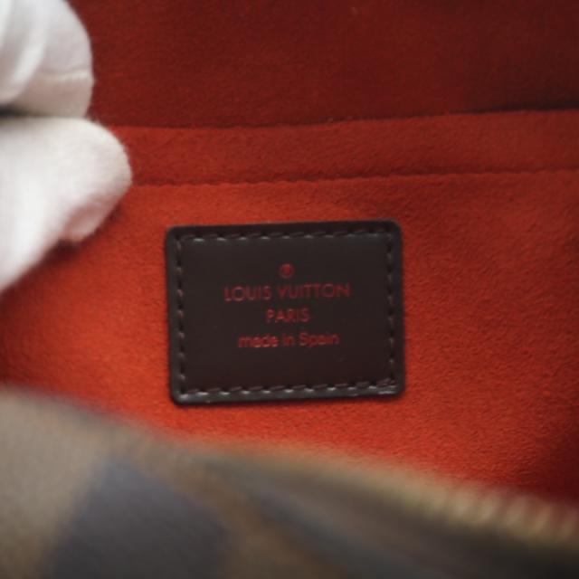 ★3日以内返品可★ LOUIS VUITTON ルイ・ヴィトン ダミエ サリアミニ N51286 ハンドバッグ ブラウン コーティングキャンバス レザー レディース_13