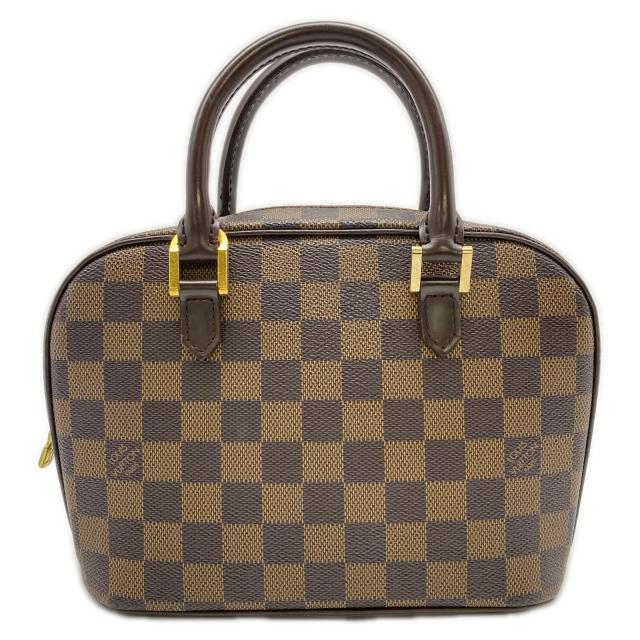 ★3日以内返品可★ LOUIS VUITTON ルイ・ヴィトン ダミエ サリアミニ N51286 ハンドバッグ ブラウン コーティングキャンバス レザー レディース_1