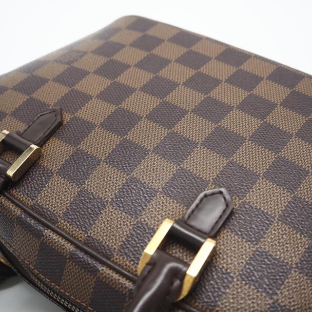 ★3日以内返品可★ LOUIS VUITTON ルイ・ヴィトン ダミエ サリアミニ N51286 ハンドバッグ ブラウン コーティングキャンバス レザー レディース_3