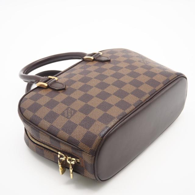 ★3日以内返品可★ LOUIS VUITTON ルイ・ヴィトン ダミエ サリアミニ N51286 ハンドバッグ ブラウン コーティングキャンバス レザー レディース_4