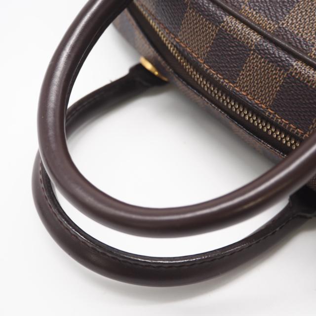 ★3日以内返品可★ LOUIS VUITTON ルイ・ヴィトン ダミエ サリアミニ N51286 ハンドバッグ ブラウン コーティングキャンバス レザー レディース_7