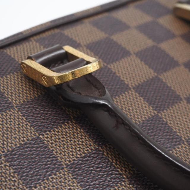 ★3日以内返品可★ LOUIS VUITTON ルイ・ヴィトン ダミエ サリアミニ N51286 ハンドバッグ ブラウン コーティングキャンバス レザー レディース_8