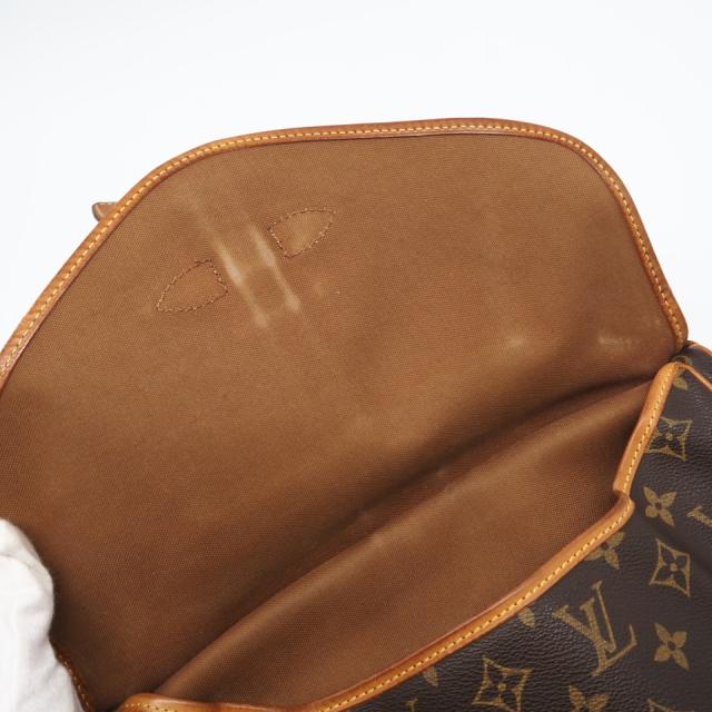 ★3日以内返品可★ LOUIS VUITTON ルイ・ヴィトン モノグラム ソミュール30 M42256 ショルダーバッグ ブラウン コーティングキャンバス レザー レディース_16