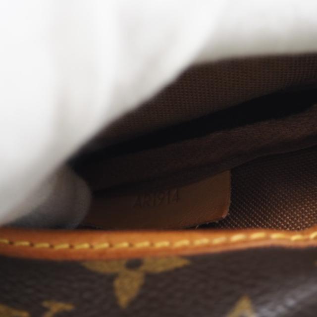 ★3日以内返品可★ LOUIS VUITTON ルイ・ヴィトン モノグラム ソミュール30 M42256 ショルダーバッグ ブラウン コーティングキャンバス レザー レディース_19