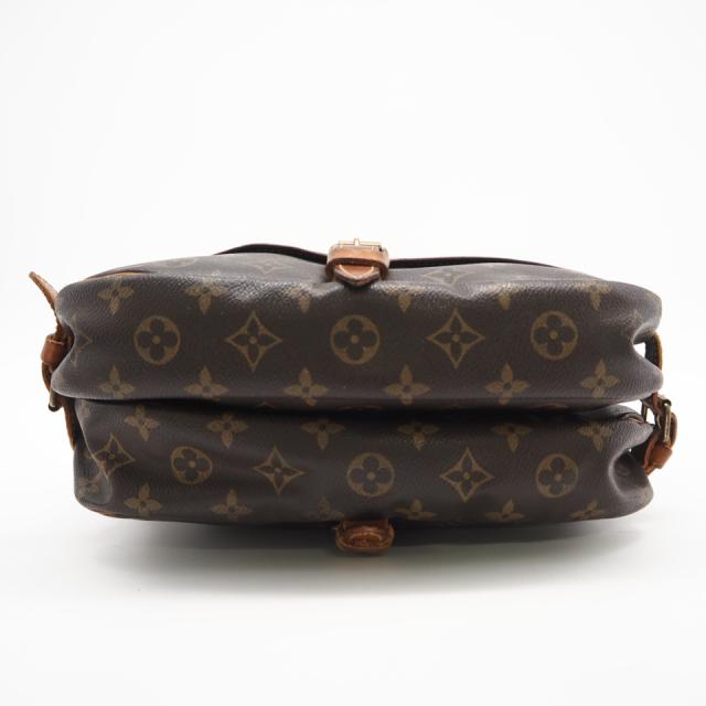 ★3日以内返品可★ LOUIS VUITTON ルイ・ヴィトン モノグラム ソミュール30 M42256 ショルダーバッグ ブラウン コーティングキャンバス レザー レディース_6