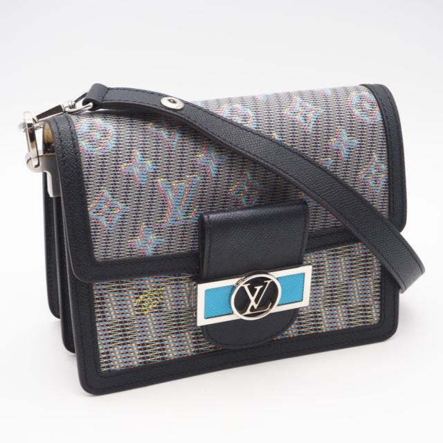 ★3日以内返品可★ 極美品 LOUIS VUITTON ルイ・ヴィトン カーフレザー ドーフィーヌ MINI M55454 ショルダーバッグ マルチカラー カーフレザー レディース