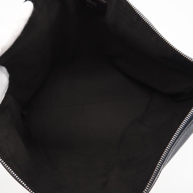 ★3日以内返品可★ 美品 FENDI フェンディ レザー ロゴ ショルダーバッグ 7VA604 ショルダーバッグ ネイビー・ブラウン レザー メンズ_11