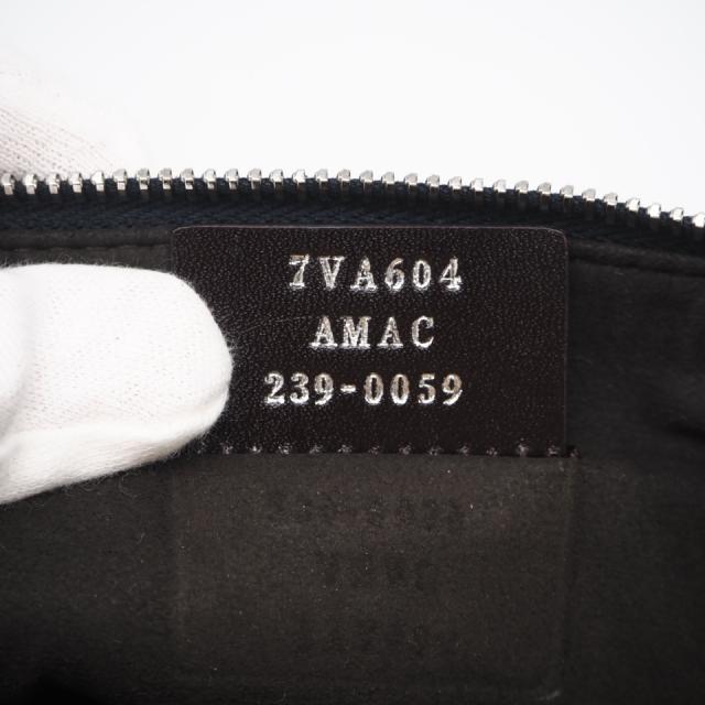 ★3日以内返品可★ 美品 FENDI フェンディ レザー ロゴ ショルダーバッグ 7VA604 ショルダーバッグ ネイビー・ブラウン レザー メンズ_13