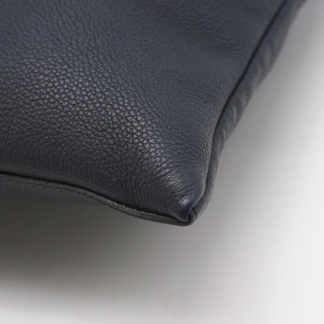 ★3日以内返品可★ 美品 FENDI フェンディ レザー ロゴ ショルダーバッグ 7VA604 ショルダーバッグ ネイビー・ブラウン レザー メンズ_8