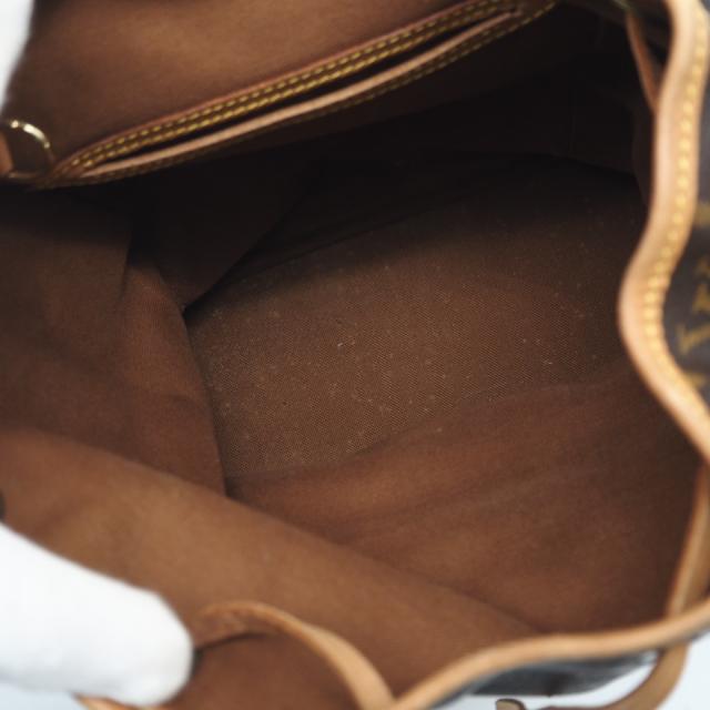 ★3日以内返品可★ LOUIS VUITTON ルイ・ヴィトン モノグラム ミニモンスリ M51137 リュック・デイパック ブラウン コーティングキャンバス レザー レディース_11