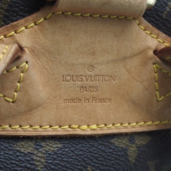 ★3日以内返品可★ LOUIS VUITTON ルイ・ヴィトン モノグラム ミニモンスリ M51137 リュック・デイパック ブラウン コーティングキャンバス レザー レディース_13