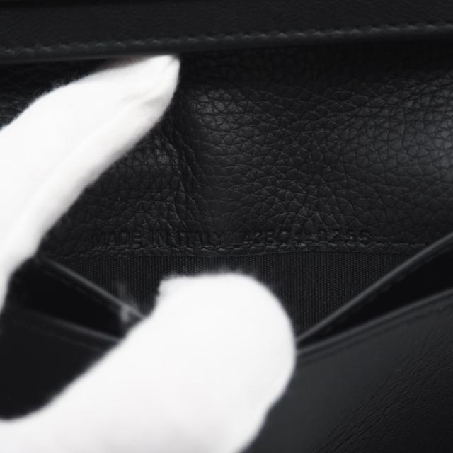 ★3日以内返品可★ 極美品 Dior ディオール CD Icon 二つ折り名刺入れ 2ESCH136 名刺入れ ブラック カーフレザー