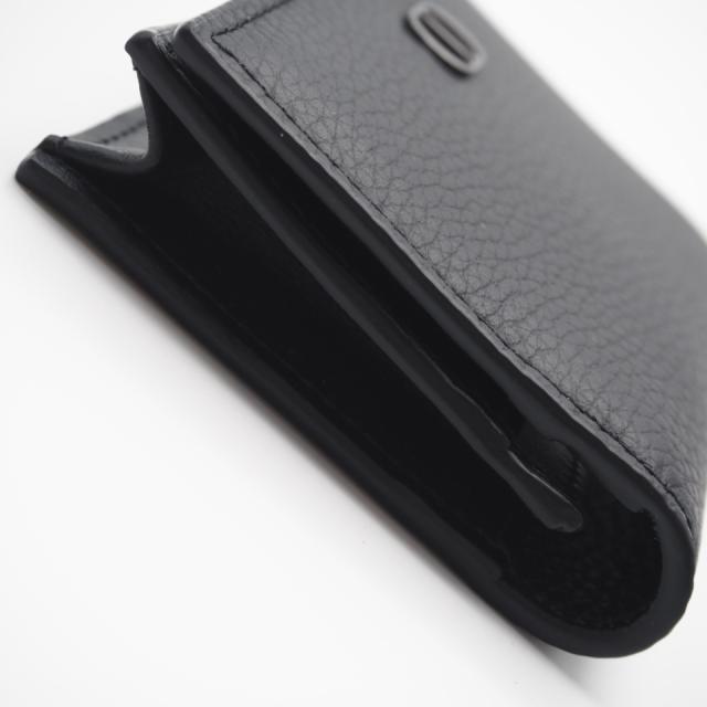 ★3日以内返品可★ 極美品 Dior ディオール CD Icon 二つ折り名刺入れ 2ESCH136 名刺入れ ブラック カーフレザー