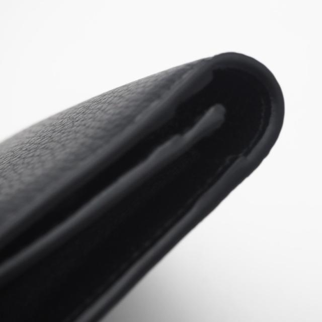 ★3日以内返品可★ 極美品 Dior ディオール CD Icon 二つ折り名刺入れ 2ESCH136 名刺入れ ブラック カーフレザー