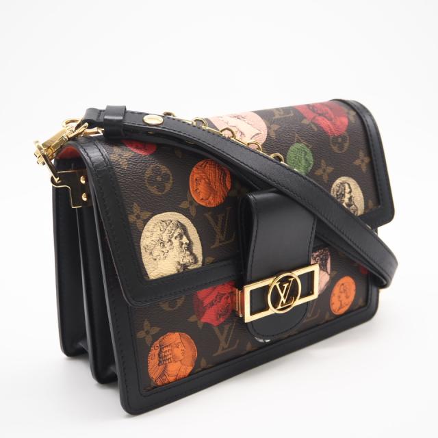★3日以内返品可★ 極美品 LOUIS VUITTON ルイ・ヴィトン モノグラム フォルナセッティ ドーフィーヌMM - 2wayショルダーバッグ マルチカラー コーティングキャンバス レザー レディース