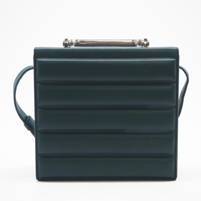 ★3日以内返品可★ 美品 BOTTEGAVENETA ボッテガヴェネタ レザー 2WAYバッグ 591717 2wayショルダーバッグ グリーン レザー レディース_2