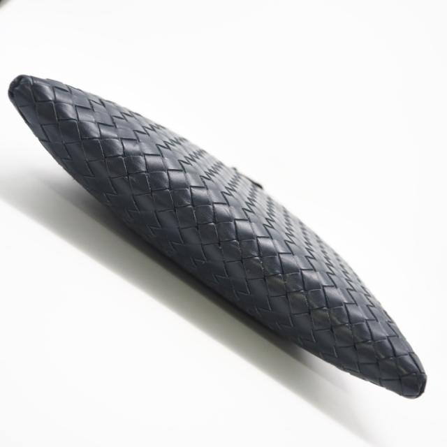 ★3日以内返品可★ 美品 BOTTEGAVENETA ボッテガヴェネタ イントレチャート中 なめし革 クロスボディバッグ 577534 ショルダーバッグ 米国海軍 カーフレザー メンズ