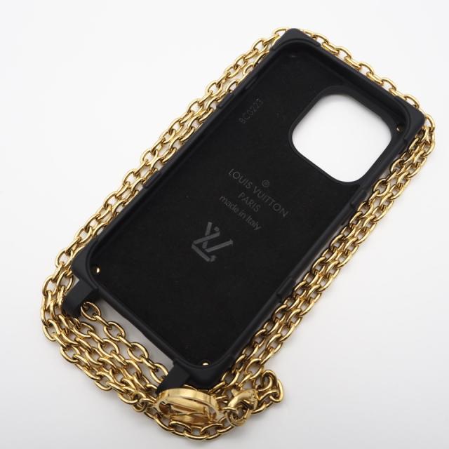 ★3日以内返品可★ 美品 LOUIS VUITTON ルイ・ヴィトン モノグラム リ トランク IPHONE 14 PRO ノワール M81997 その他小物 ブラック 熱可塑性ポリウレタン レディース_2