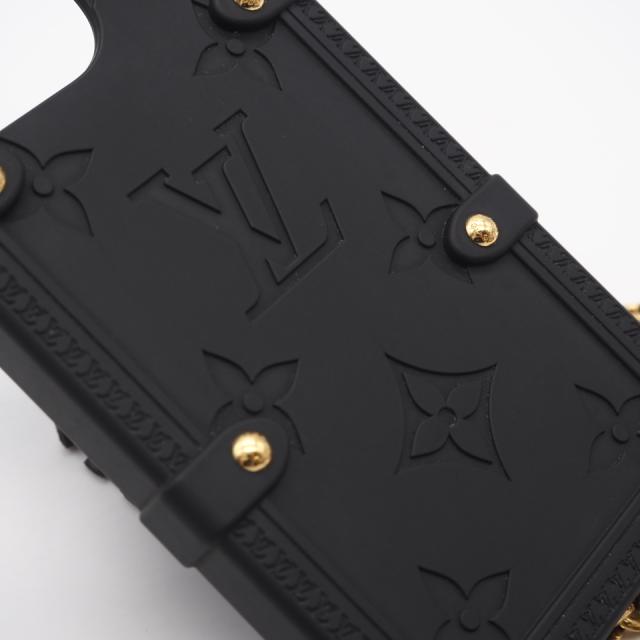 ★3日以内返品可★ 美品 LOUIS VUITTON ルイ・ヴィトン モノグラム リ トランク IPHONE 14 PRO ノワール M81997 その他小物 ブラック 熱可塑性ポリウレタン レディース_3
