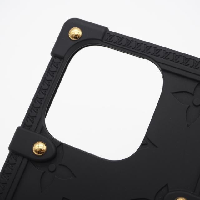 ★3日以内返品可★ 美品 LOUIS VUITTON ルイ・ヴィトン モノグラム リ トランク IPHONE 14 PRO ノワール M81997 その他小物 ブラック 熱可塑性ポリウレタン レディース_4